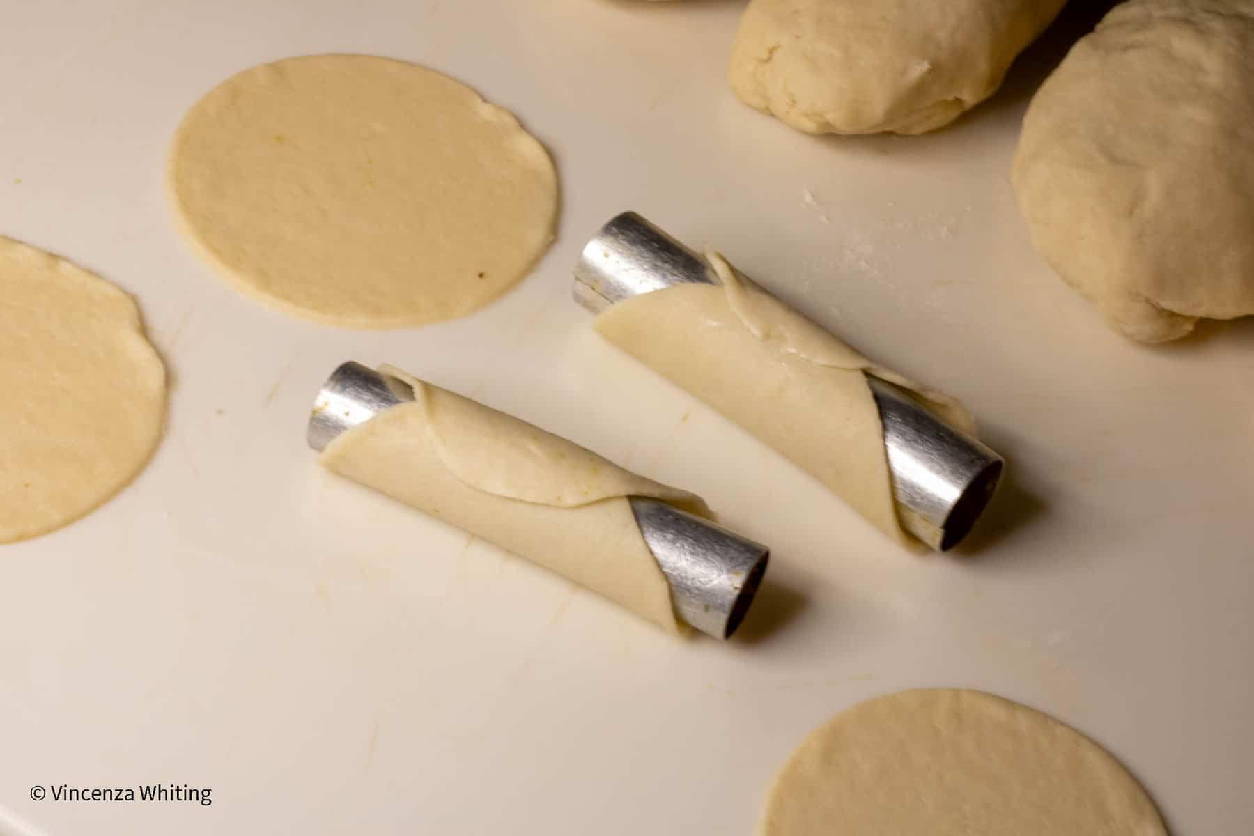 Flaky Cannoli Shells Made From Scratch - Enza's Quail Hollow Kitchen