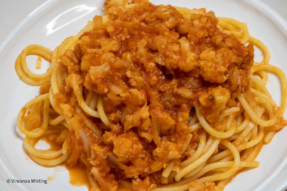 Tomato Cauliflower Pasta Sauce Enza's Quail Hollow Kitchen