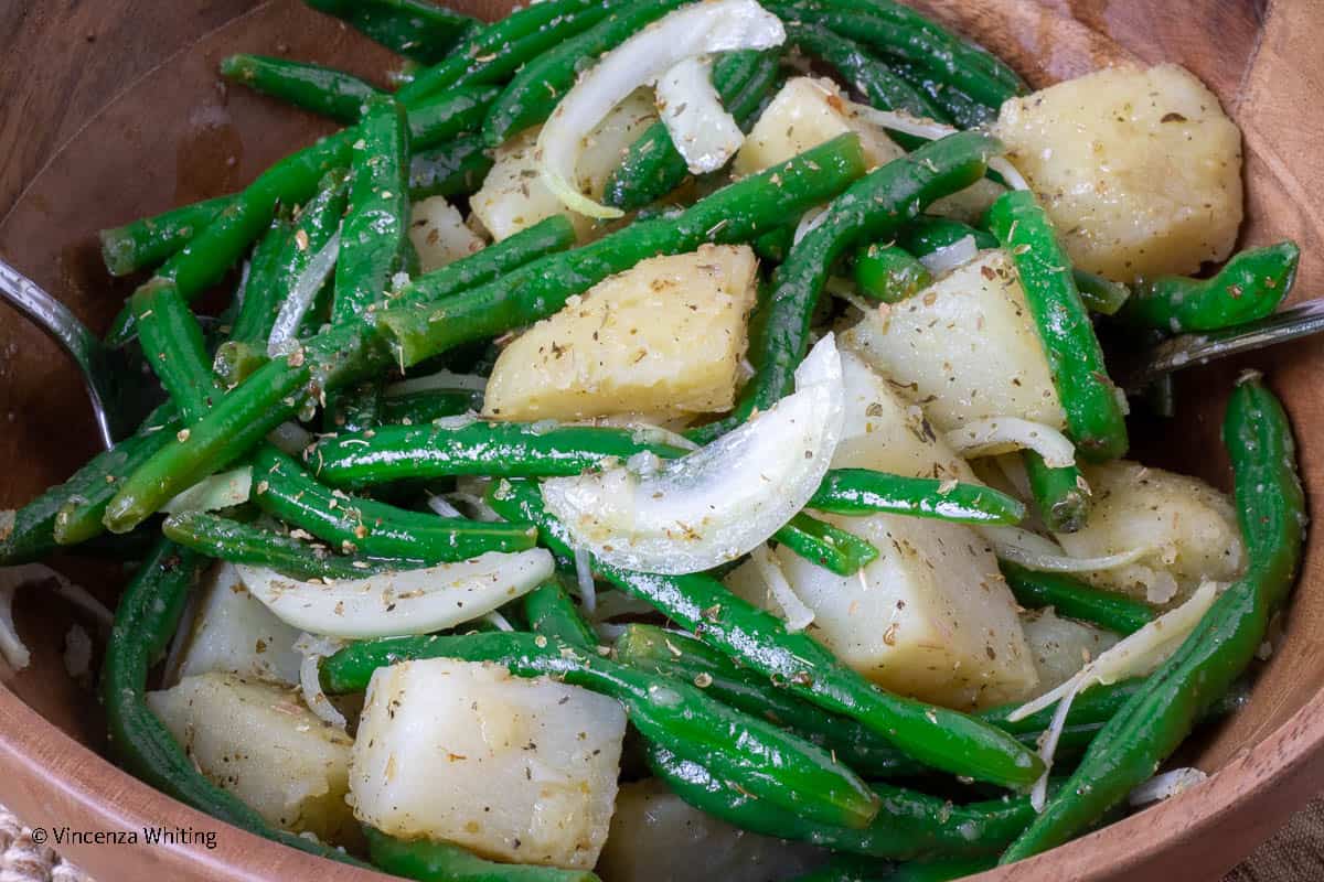 Italian Green Bean Salad with Potatoes Enza's Quail Hollow Kitchen