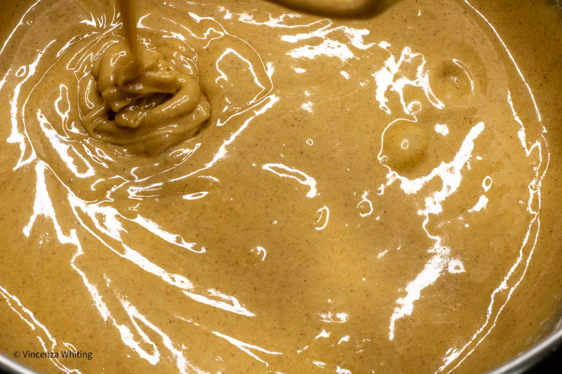 Carrot cake batter.