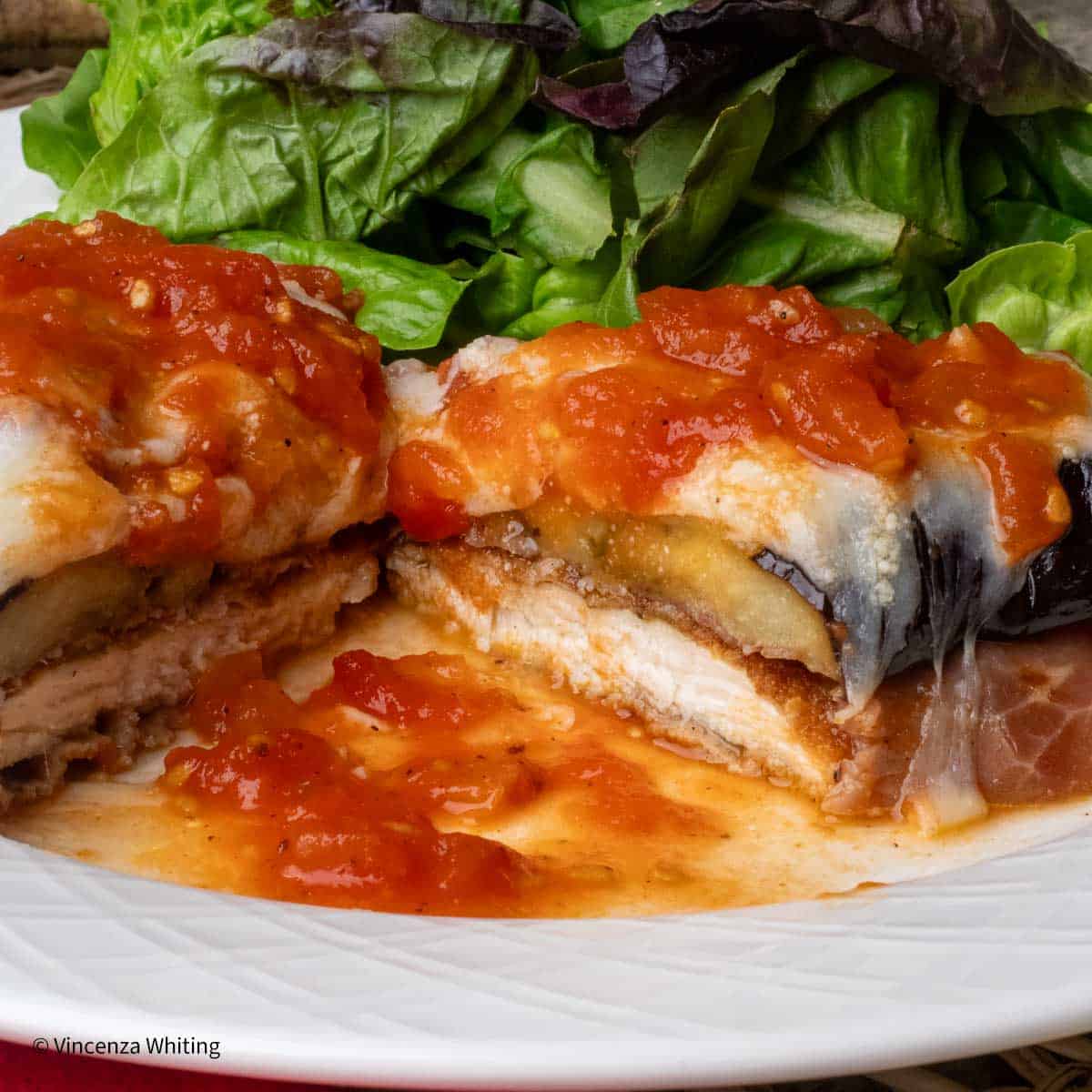 Easy Chicken Sorrentino with Eggplant and Prosciutto - Enza's Quail ...